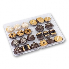 Makronengeb�ck Mix, 7 Sorten, mit bestem Marzipan, Dreimeister, 1,2 kg, ca.104 St