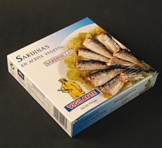 Sardinen, mit Haut und Gr�ten, in Pflanzen�l, 275g