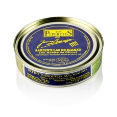 Sardinillas, ohne Kopf, in Oliven�l, Los Peperetes - es gibt keine Besseren!, 150g