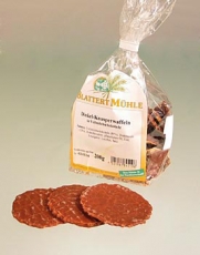 Vollmilch-Dinkelwaffel in Schokolade, Blattert M�hle, 200g