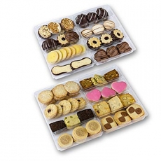 Buttergeb�ck/Exquisitgeb�ck/Teegeb�ck, Mischung mit 16 Sorten, 600g, 2 x 300g