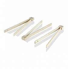 Snax Fingerfoodzange (Pinzette), aus Buchenholz, 11,5cm, 50 St