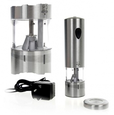 Peugeot Elektrische Salzm�hle ELIS, 20cm hoch, wiederaufladbar, Edelstahl, 1 St