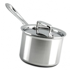 All-Clad Stielkasserolle, D5 Serie, mit Deckel - Induktion, � 15,2cm, 1,9 L, 1 St