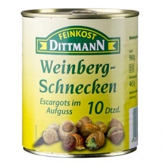 Weinberg Schnecken, gro�, Dittmann, 800g, 120 St