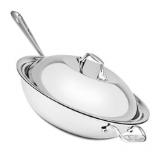 All-Clad Wokpfanne, mit Deckel - Induktion, � 30,5cm, 4,0 L, 1 St