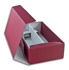 Weinpr�sentkarton, bordeaux, f�r 1 Flasche � 0,75 l, 1 St