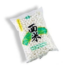 Tapiokaperlen, wei�, � ca. 7mm, 400g