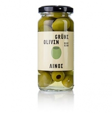 Gr�ne Oliven, ohne Kern, in Lake, Linos, 227g