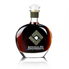 Cognac - Crystal X.O., m. Swarovski Elementen, 40% vol., BonSalpo (Holz), 700 ml