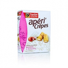 Apericrepes - franz�sische Waffelr�llchen mit Bacon & Mozzarellaf�llung, 60g