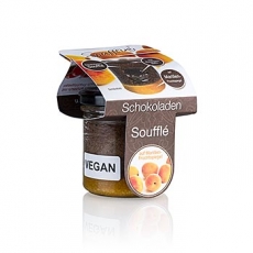 Soufflini Schokoladensouffle, fl�ssiger Kern & Marillenmark, Vegan, 100g