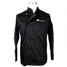 Port Culinaire Kochjacke, schwarz, mit Druckkn�pfen, Gr. XXL, Thomas Ruhl, 1 St