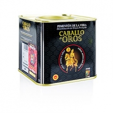 Paprikapulver - s��, mittel, ger�uchert, Caballo de Oros. D.O.P., 370g