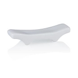 Ablage f�r Sushi-St�bchen, Keramik, mit Bambus Motiv, wei�/blau, ca. 6,5cm, 1 St