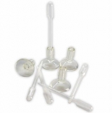 Sukkerpack - Pipetten und Halterungen (transparent) f�r Fingerfood, 200 St